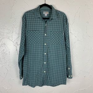 Carhartt Mens Plaid Button Down Long Sleeve
